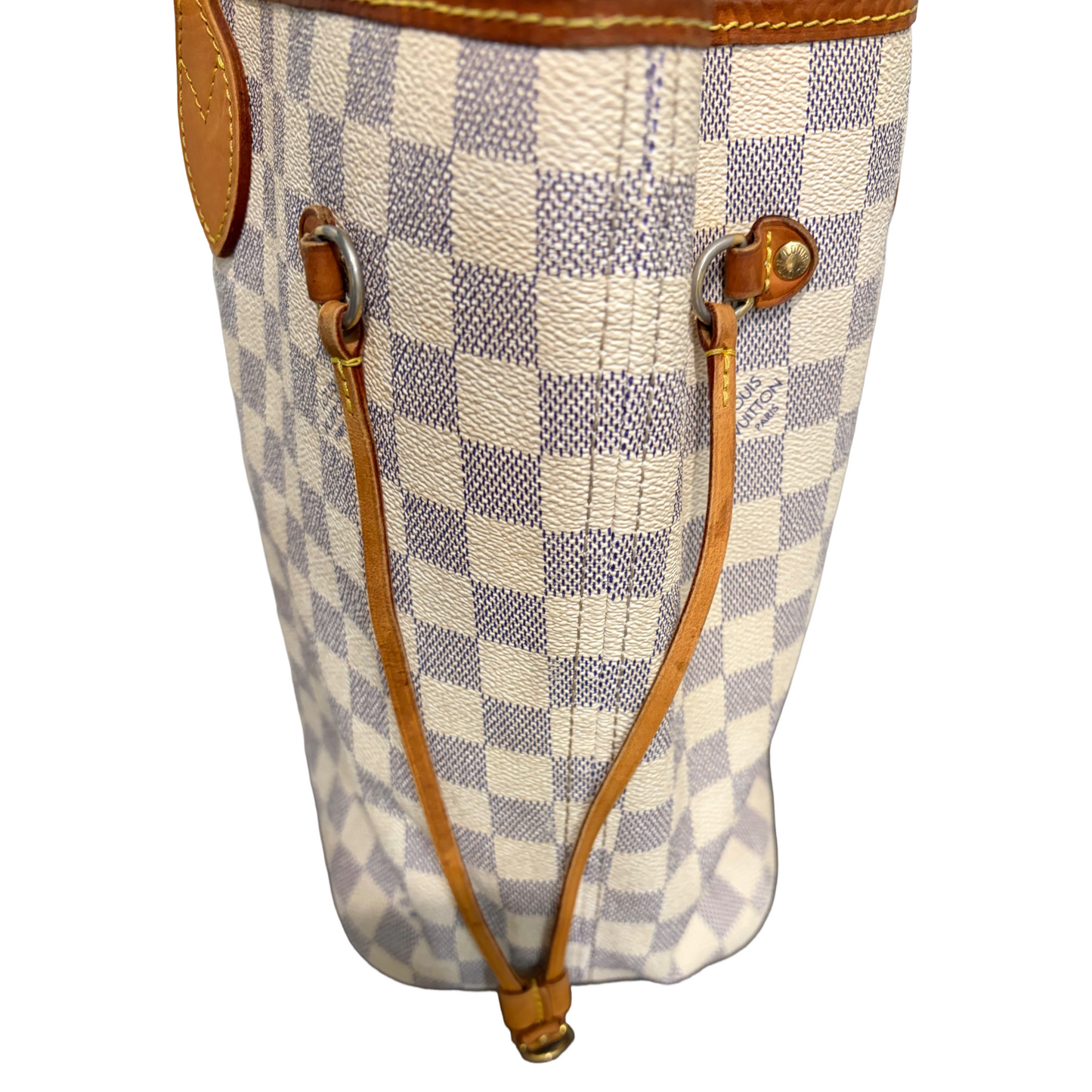 #8288 LOUIS VUITTON Damier Azur Neverfull MM