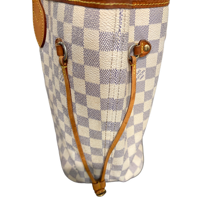 #8288 LOUIS VUITTON Damier Azur Neverfull MM