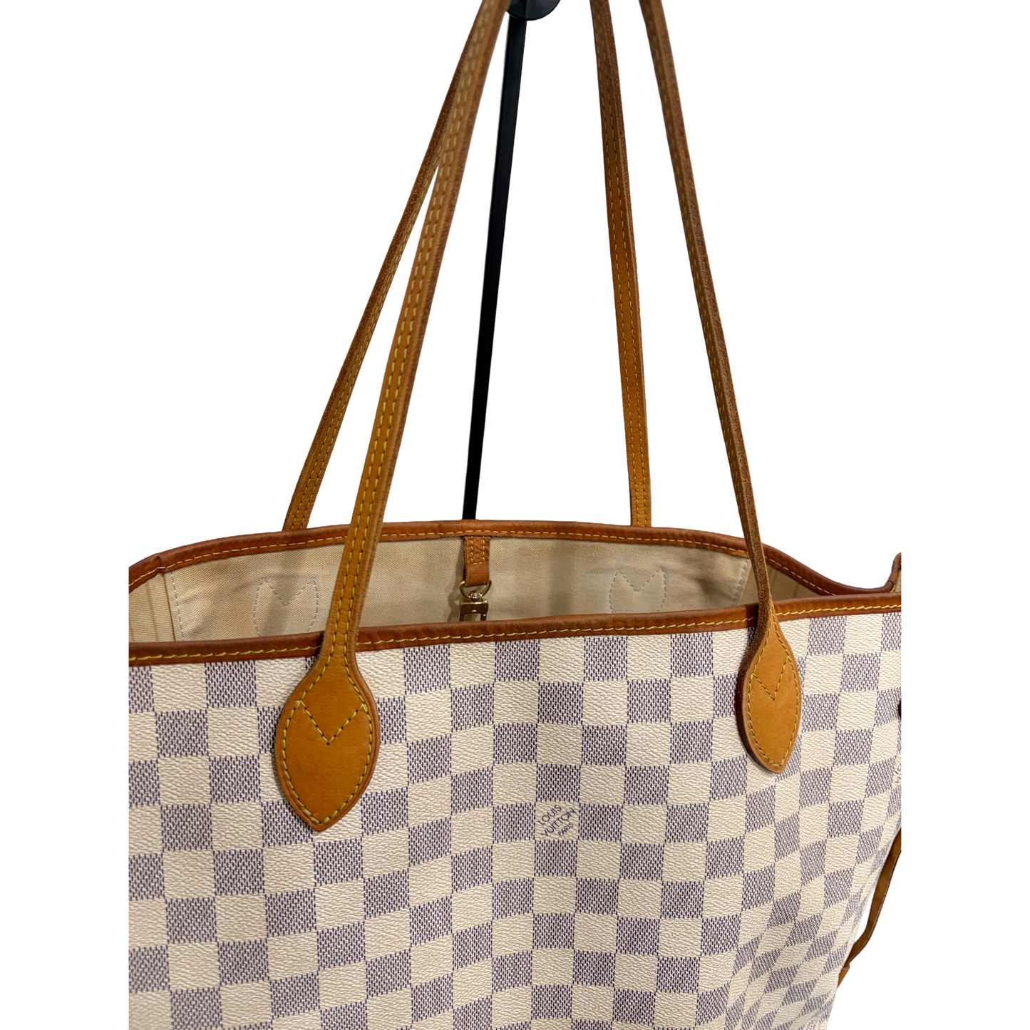 #8288 LOUIS VUITTON Damier Azur Neverfull MM