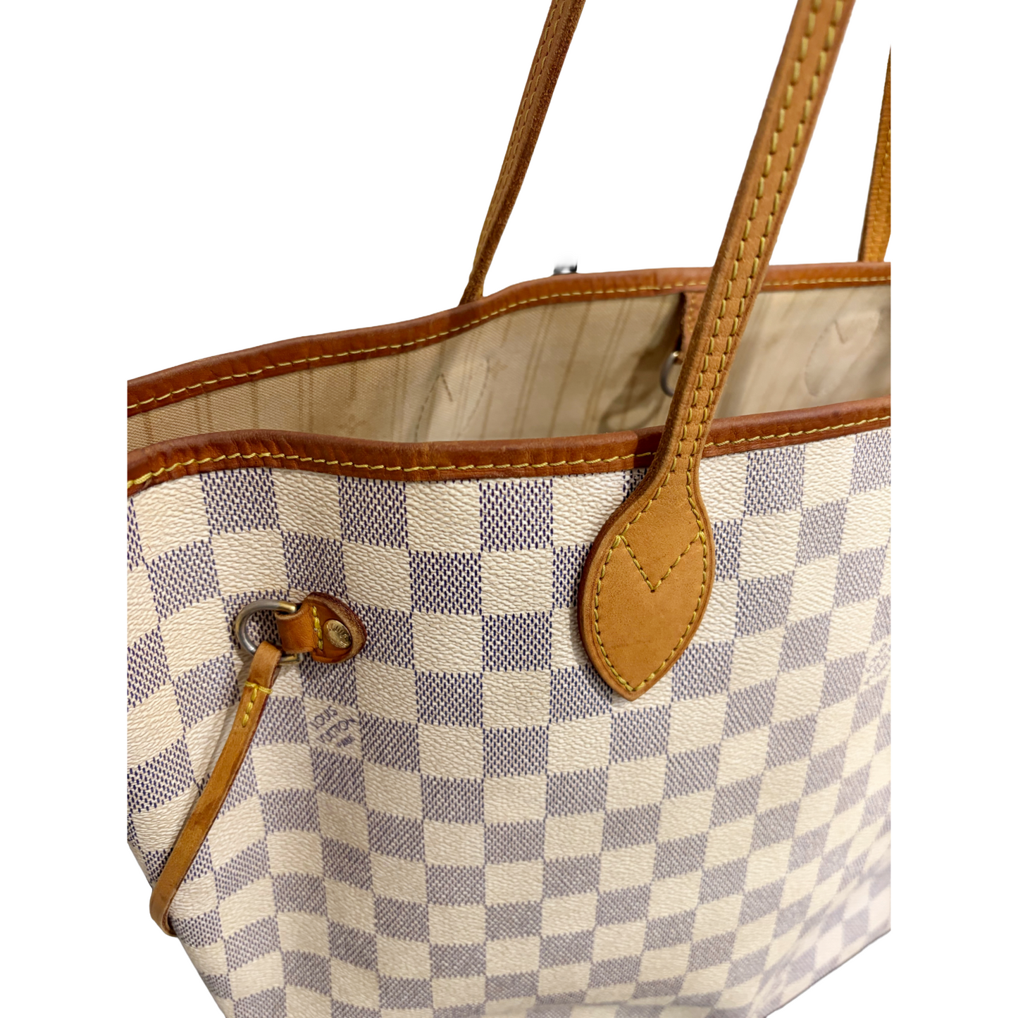 #8288 LOUIS VUITTON Damier Azur Neverfull MM