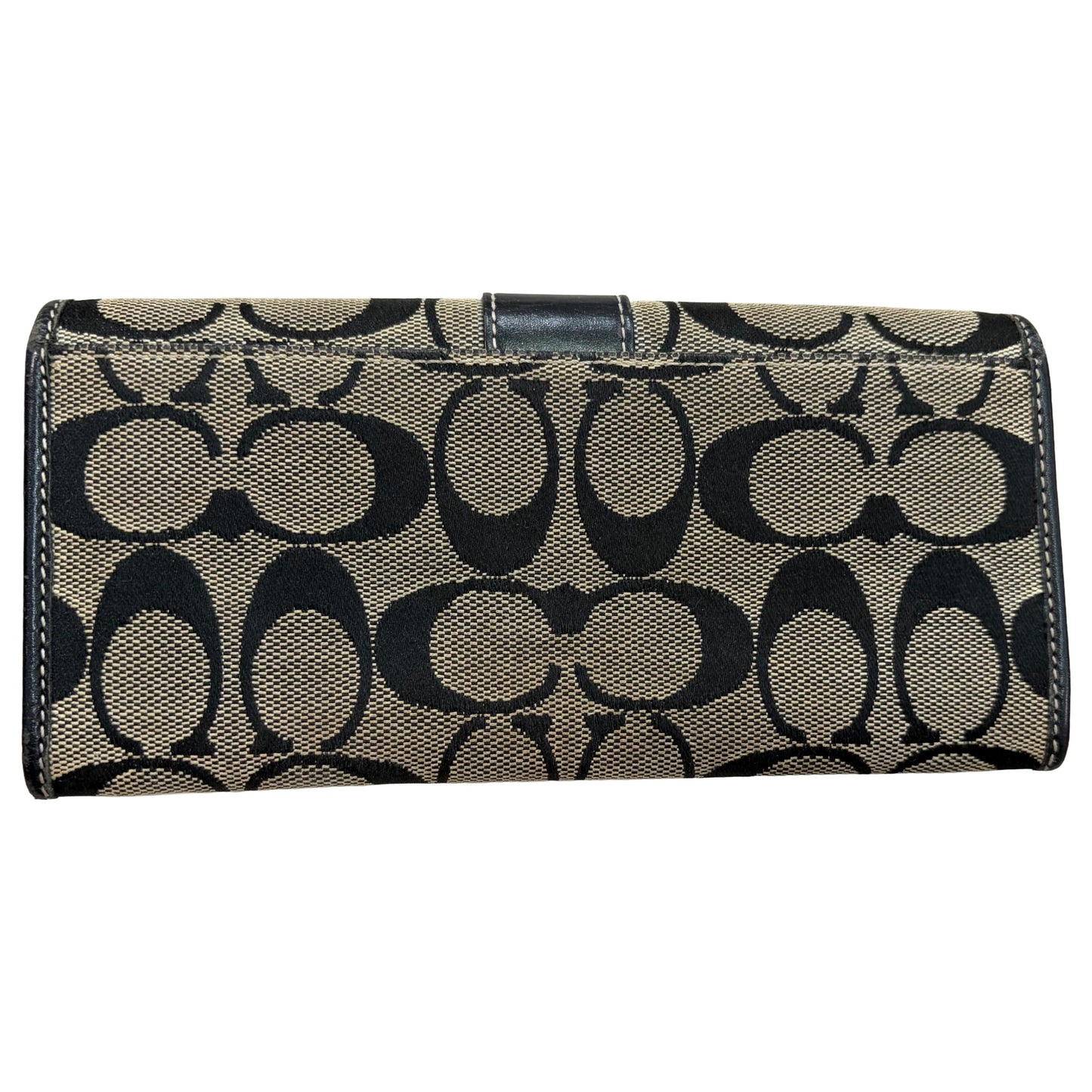 8812 COACH Black Wallet