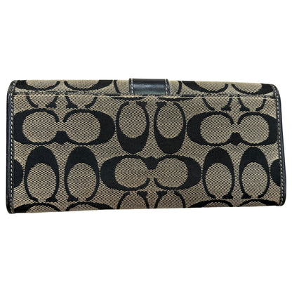 8812 COACH Black Wallet