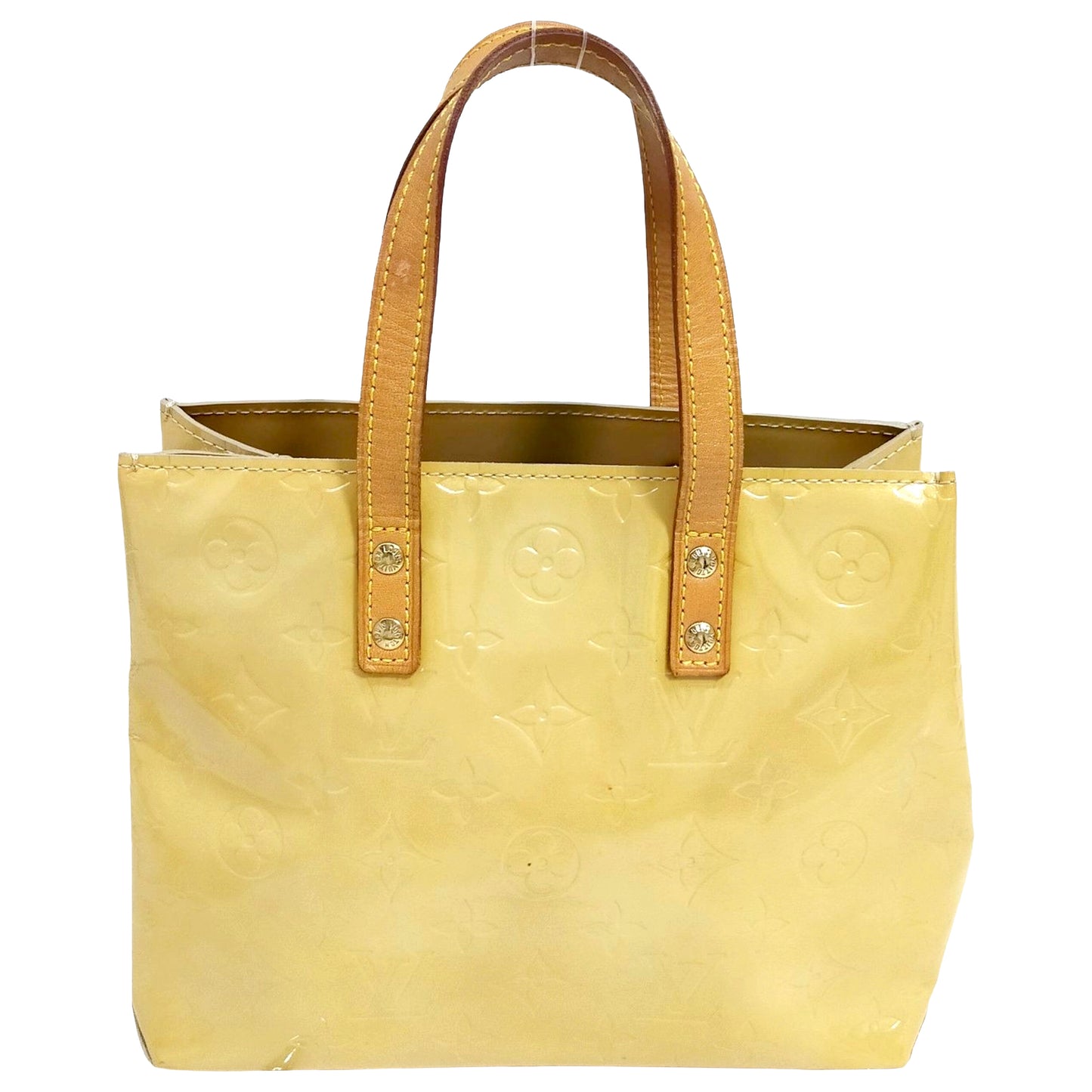 BF-13 LOUIS VUITTON Yellow Vernis Reade PM