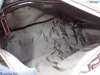 #1384 FENDI Zucca Canvas Boston Bag with Original Dustbag & Tags