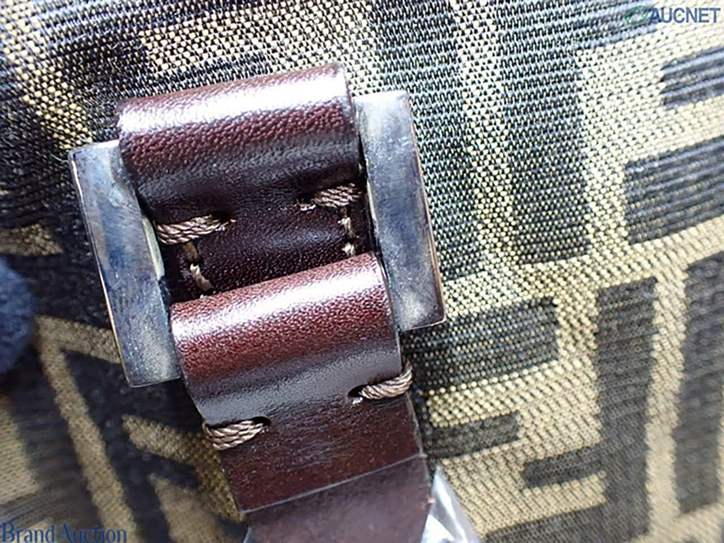 #1384 FENDI Zucca Canvas Boston Bag with Original Dustbag & Tags