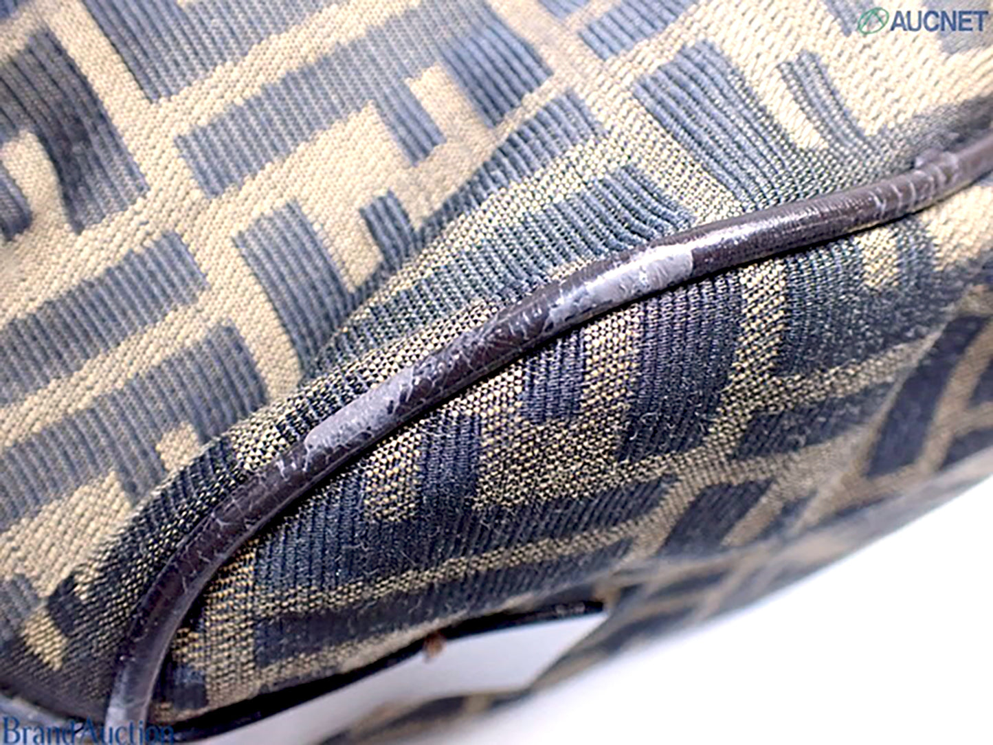 #1384 FENDI Zucca Canvas Boston Bag with Original Dustbag & Tags