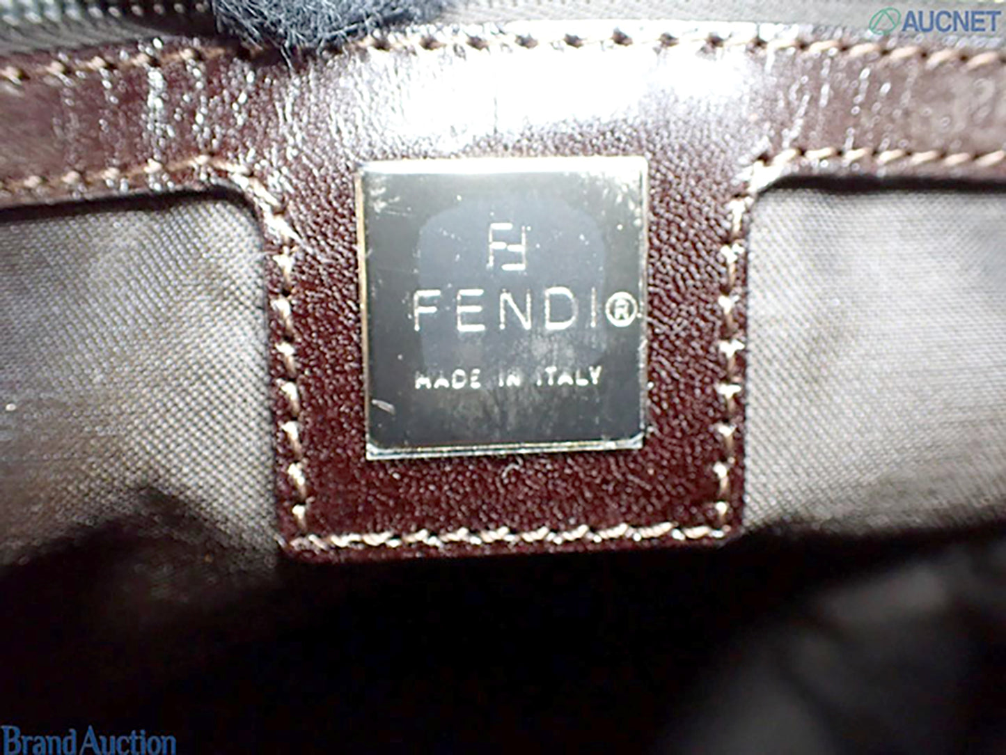 #1384 FENDI Zucca Canvas Boston Bag with Original Dustbag & Tags