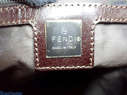 #1384 FENDI Zucca Canvas Boston Bag with Original Dustbag & Tags