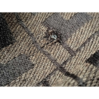 #108 FENDI Brown Wool Scarf