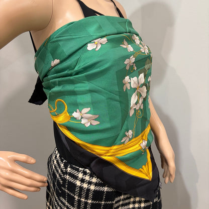 #110 VALENTINO 90cm Silk Scarf