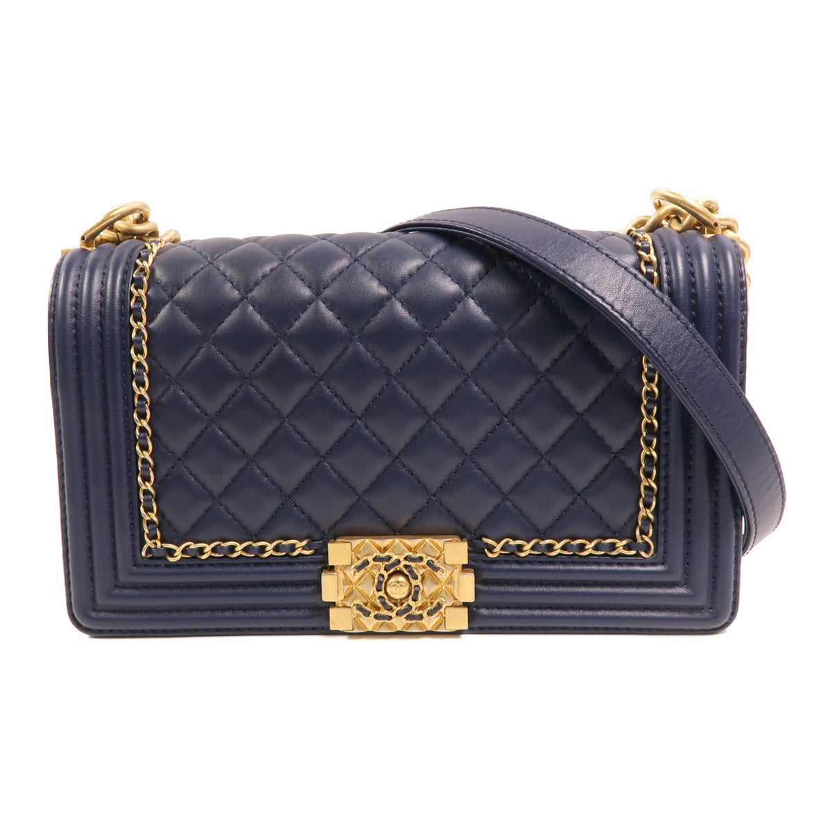 Chanel Navy Boy 25 Bag(Nov 7)