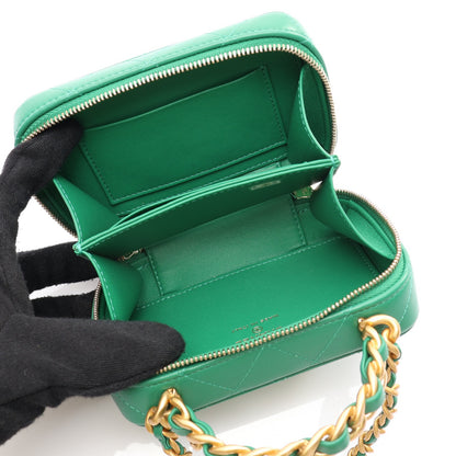 CHANEL 2021 Green Vanity w/Strap(Oct 31)