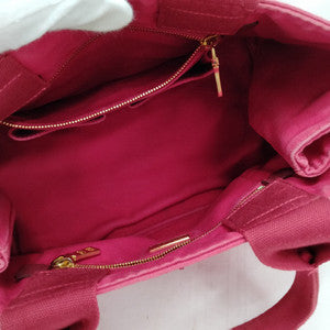 #836 PRADA Canapa Large Tote (Red)