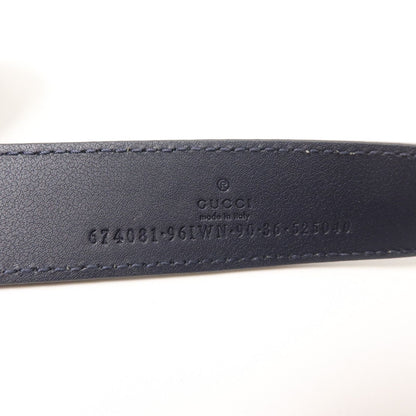 #121 GUCCI Charcoal Ophidia GG Supreme Web Belt Bag MSRP $1,640