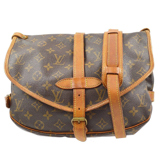 SOLD! Louis Vuitton Monogram Saumur 30 Crossbody