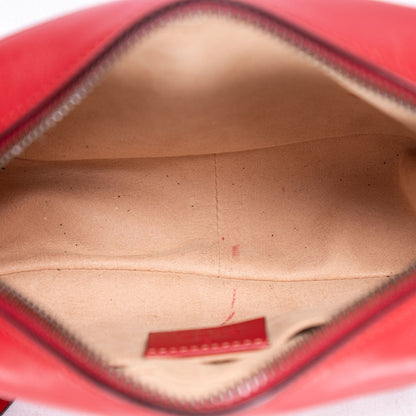 #120 GUCCI Marmont Small Red Camera Bag MSRP $1,600