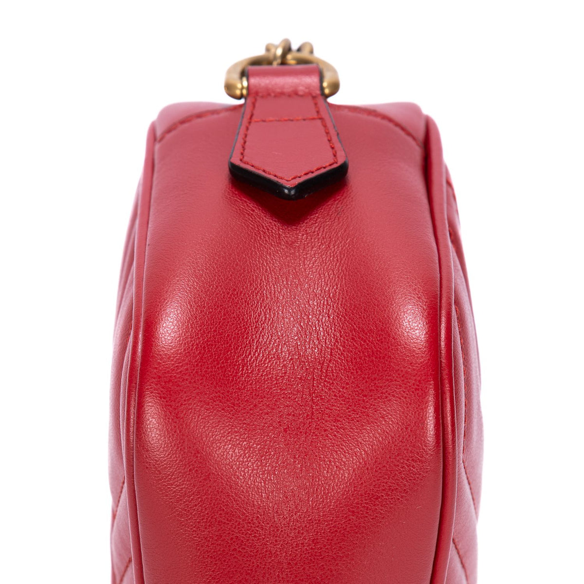 #120 GUCCI Marmont Small Red Camera Bag MSRP $1,600