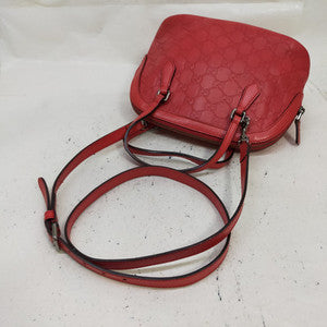 #835 GUCCI Guccissima Dome Bag (Red)
