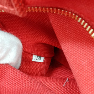 #836 PRADA Canapa Large Tote (Red)
