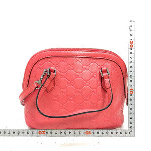 #835 GUCCI Guccissima Dome Bag (Red)