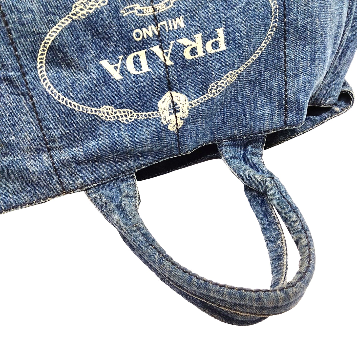 BF-14 PRADA Canapa Denim Tote