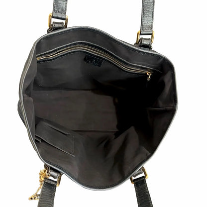 1157 GUCCI Black GG Canvas Jolicoeur Tote Bag