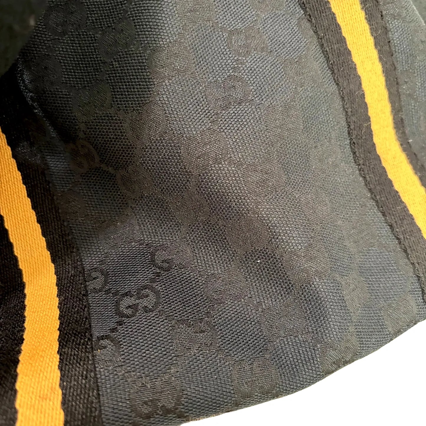 1157 GUCCI Black GG Canvas Jolicoeur Tote Bag