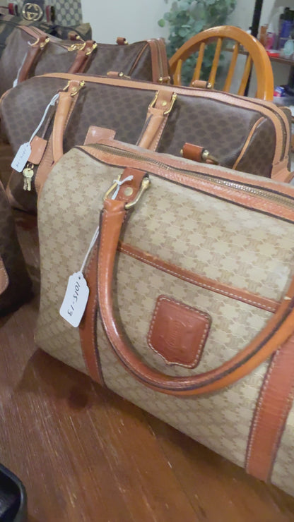 1015-14 CELINE Boston Bag Large with Original Lock & Keys