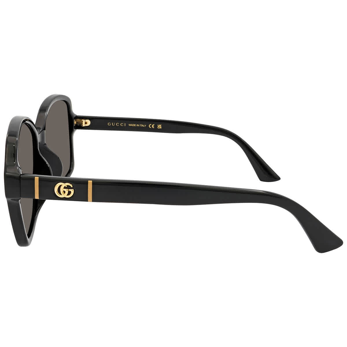 #3215 NEW GUCCI Black Sunglasses MSRP $390