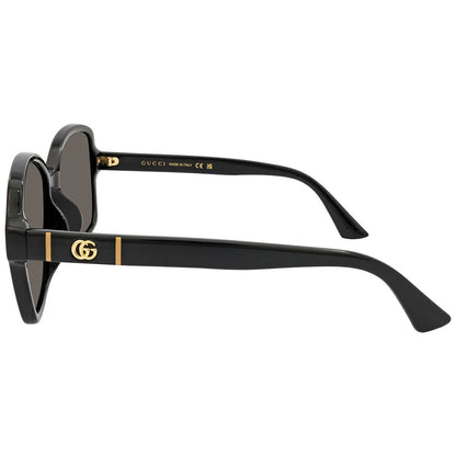 #3215 NEW GUCCI Black Sunglasses MSRP $390